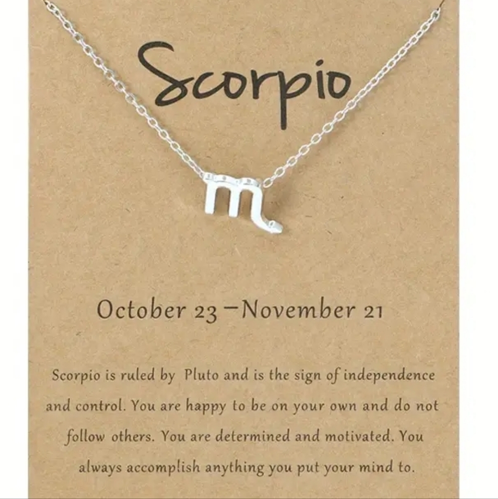 Scorpio Necklace Set